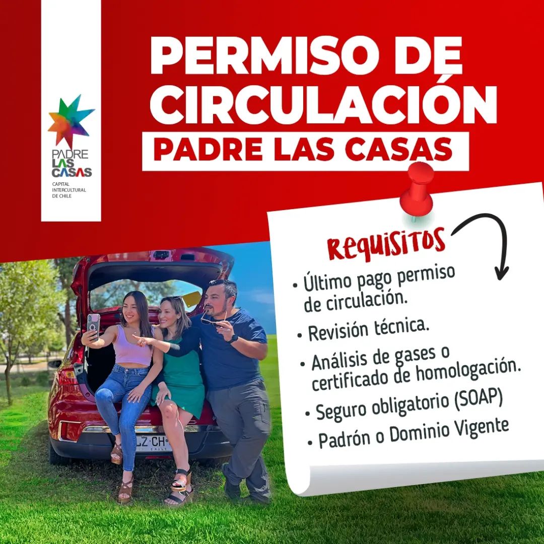 10 módulos de atención para el pago de Permiso de Circulación en Padre Las  Casas - Prensa Ciudadana